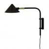 Watt & Veke Kelly Short Wall Lamp, Black
